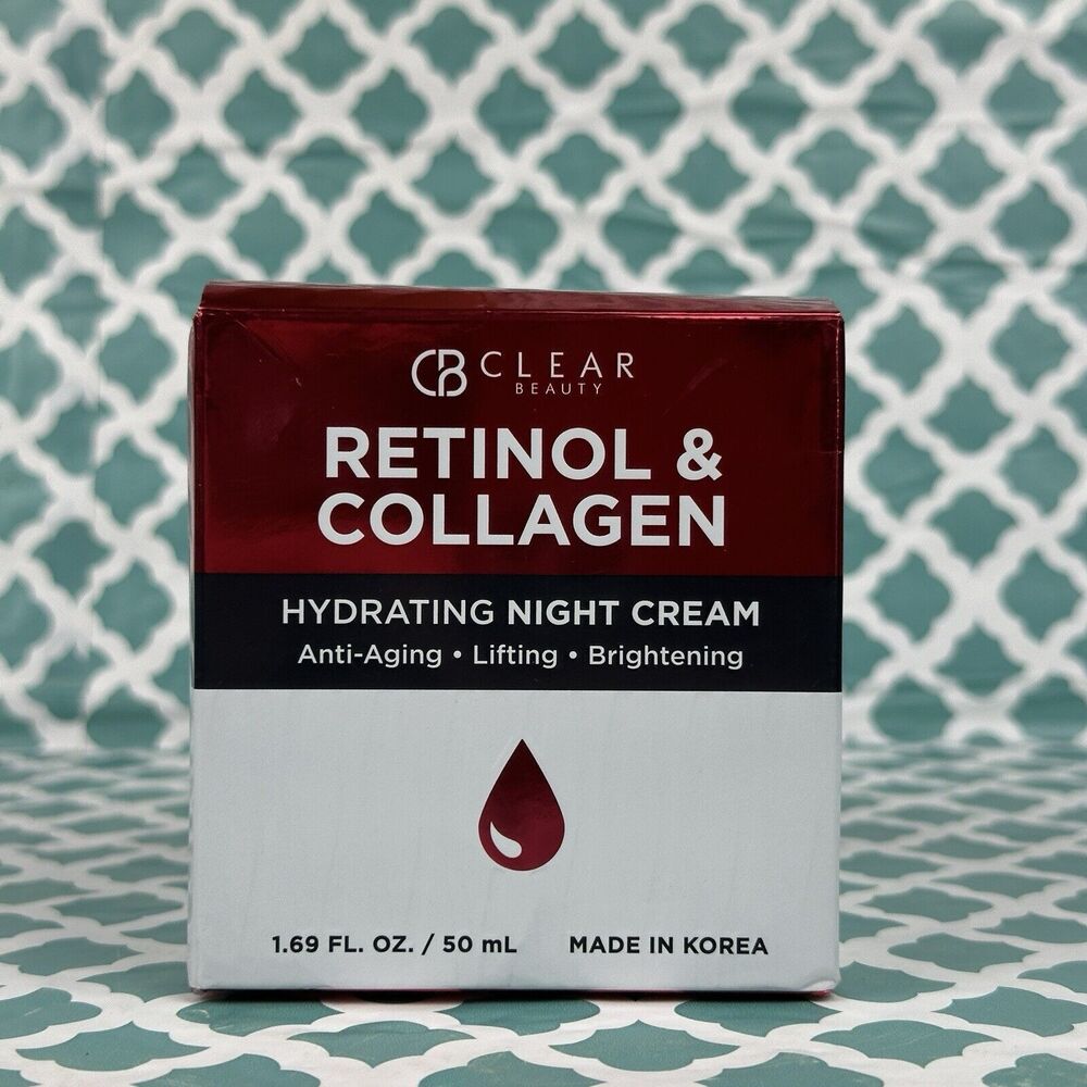 Clear Beauty Retinol & Collagen Hydrating NIGHT CREAM 1.69 oz‎